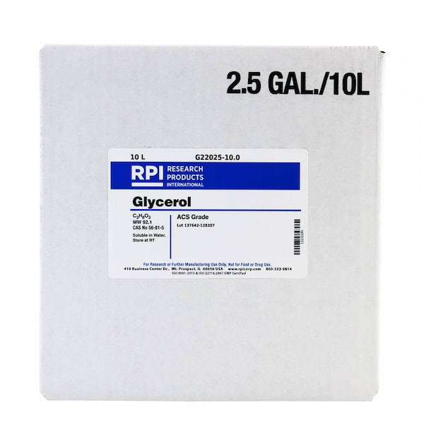 Glycerol, ACS, 10 L